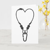 ロック登山ロープ姿8カード カード (黄色い花)