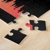 ロック登山ヴィンテージクライマー ジグソーパズル (側面)