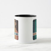 ロック登山ヴィンテージ登山者 マグカップ (中央)