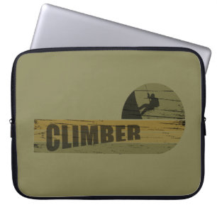 ロック登山ヴィンテージ登山者 ラップトップスリーブ