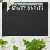 ロック登山ヴィンテージ キッチンタオル (折り畳み)