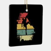 ロック登山ヴィンテージ セラミックオーナメント (右)