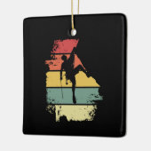 ロック登山ヴィンテージ セラミックオーナメント (左)