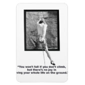 ロック登山冷蔵庫用マグネット、登山者用贈答品 マグネット (縦)