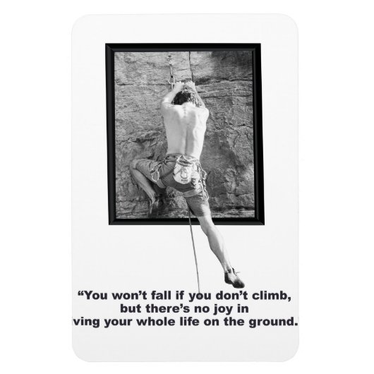 ロック登山冷蔵庫用マグネット、登山者用贈答品 マグネット (縦)