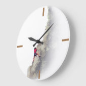 ロック登山大時計 ラージ壁時計 (傾斜)