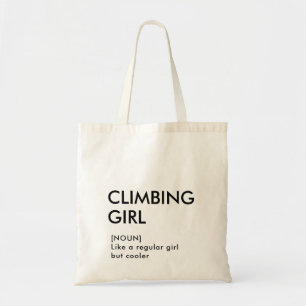 ロック登山女の子のトレンディーギフト彼女のための トートバッグ