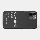 ロック登山女の子のトレンディーギフト彼女のための Case-Mate iPhoneケース (裏面(横))