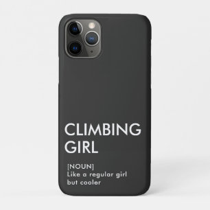 ロック登山女の子のトレンディーギフト彼女のための iPhone 11 PROケース