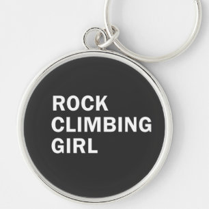 ロック登山女 キーホルダー