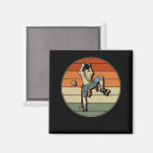 ロック登山室内レトロ登山家 マグネット (正面/裏面)