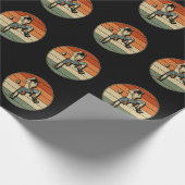 ロック登山屋内レトロマウンテンクライマー ラッピングペーパー (角)