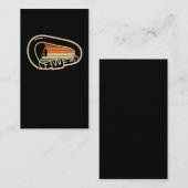 ロック登山屋外カラビナー登山家 名刺 (正面/裏面)