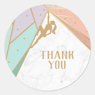 ロック登山招待状 ラウンドシール