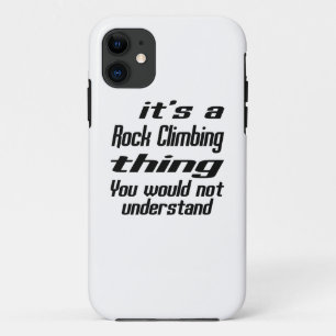 ロック登山物デザイン iPhone 11 ケース