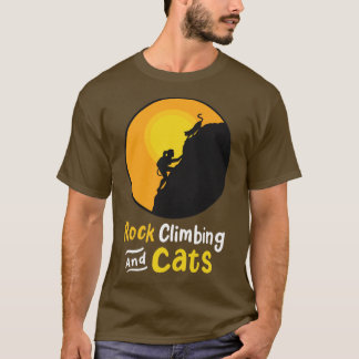 ロック登山猫 Tシャツ