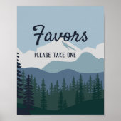 ロック登山誕生日パーティー好意サイン ポスター (正面)