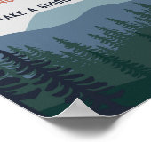 ロック登山誕生日パーティー好意サイン ポスター (角)