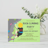 ロック登山誕生日パーティー 招待状 (スタンド正面)