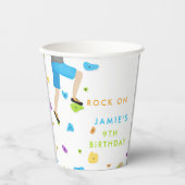 ロック登山誕生日パーティー 紙コップ (正面)