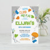 ロック登山誕生日 招待状 (スタンド正面)