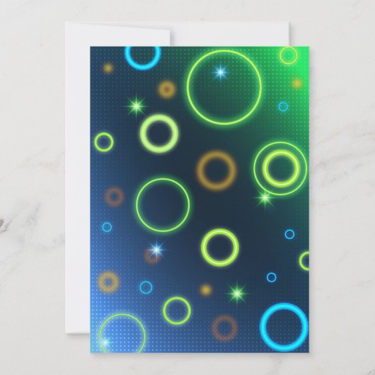 ロック登山誕生日 招待状 (裏面)