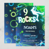 ロック登山誕生日 招待状 (正面/裏面)