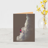 ロック登山 カード (黄色い花)