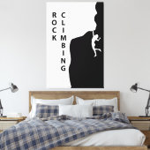 ロック登山 キャンバスプリント (インサイチュ (寝室))