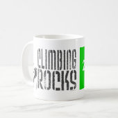 ロック登山 コーヒーマグカップ (正面左)