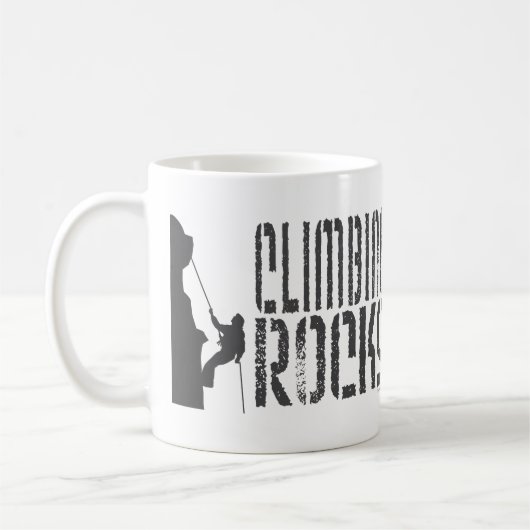 ロック登山 コーヒーマグカップ (左)