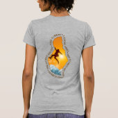 ロック登山 |スリムフィット Tシャツ (裏面)