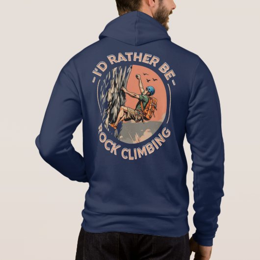 ロック登山 パーカ (裏面)