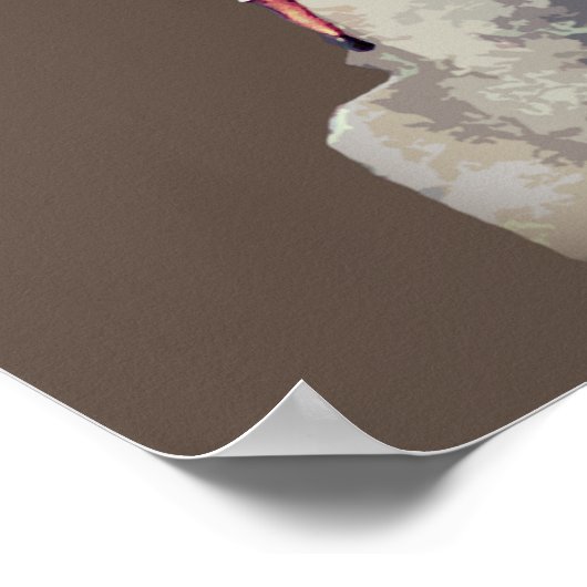 ロック登山 ポスター (角)