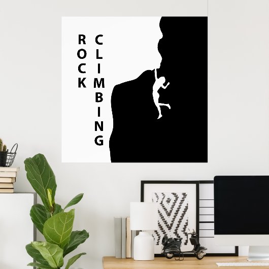 ロック登山 ポスター (ホームオフィス)