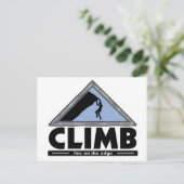 ロック登山 ポストカード (スタンド正面)