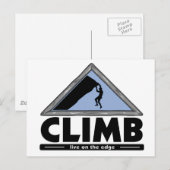 ロック登山 ポストカード (正面/裏面)