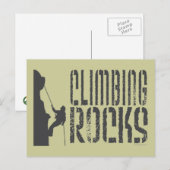 ロック登山 ポストカード (正面/裏面)