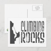 ロック登山 ポストカード (正面/裏面)