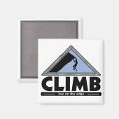 ロック登山 マグネット (正面/裏面)