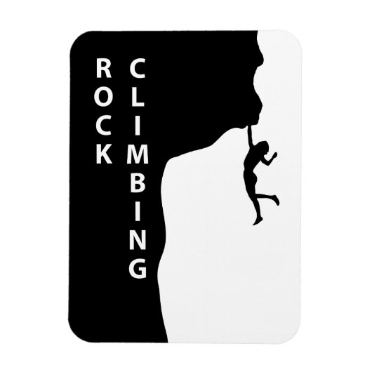 ロック登山 マグネット (縦)