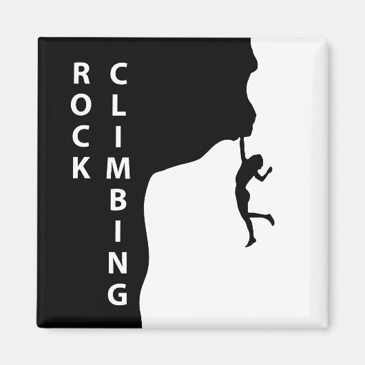 ロック登山 マグネット (正面)