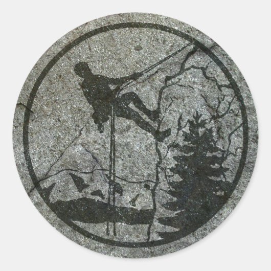 ロック登山 ラウンドシール (正面)