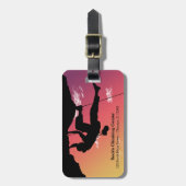 ロック登山 ラゲッジタグ (正面縦)