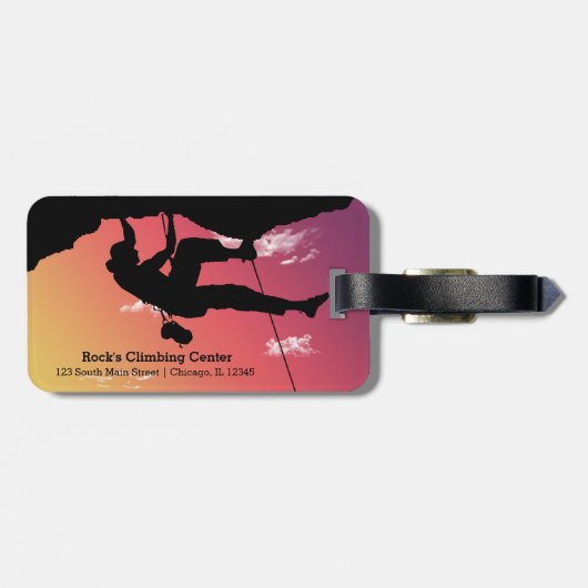 ロック登山 ラゲッジタグ (裏面横)