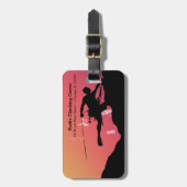 ロック登山 ラゲッジタグ (正面縦)