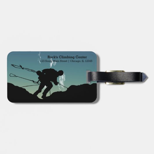 ロック登山 ラゲッジタグ (裏面横)
