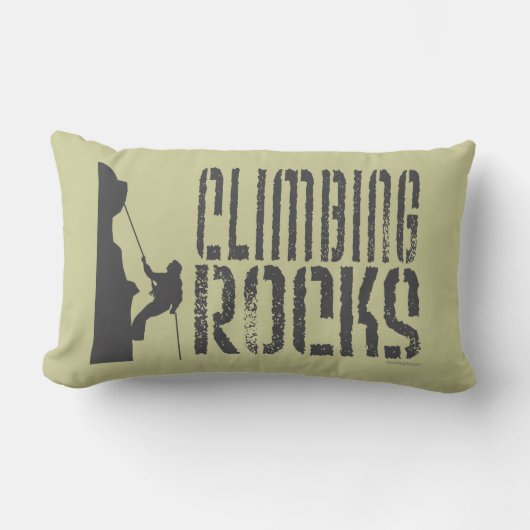 ロック登山 ランバークッション (正面)