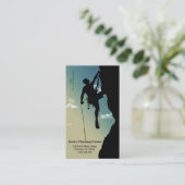 ロック登山 名刺 (スタンド正面)