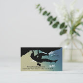 ロック登山 名刺 (スタンド正面)